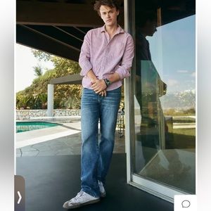 American Eagle Flex relaxed straight jeans 33x34